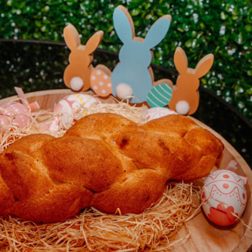 Vegán kovászos édes kalács 400 g