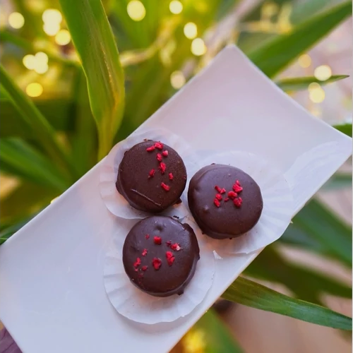 Mandulalisztes málnás ishler 20 dkg