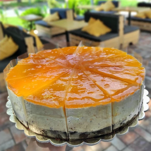 Mangós sacher tortaszelet